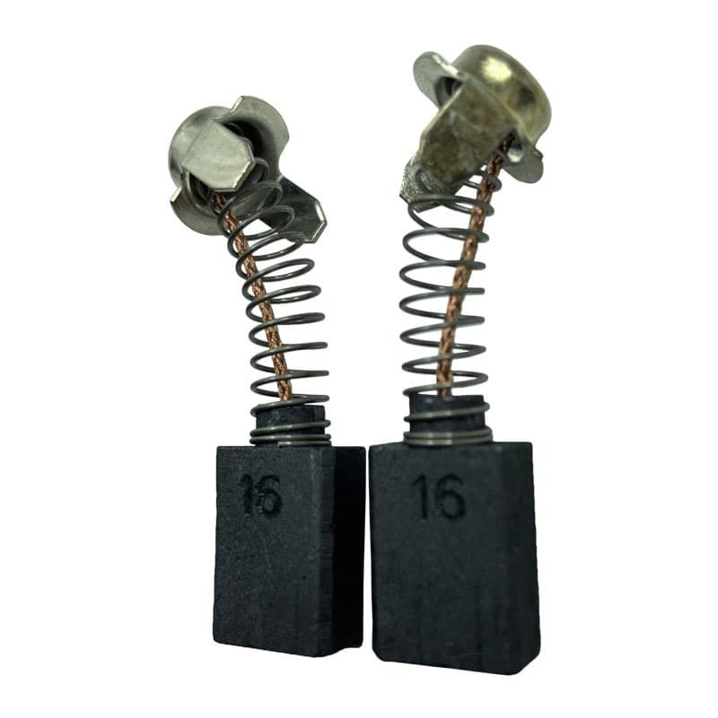 Lot De 2 Balais Charbon 7x17x23mm Pour Meuleuse Hitachi G23UA2/G23UB2 Etc. - Avec Ressort Et Câble, Arrêt Automatique - Rechange Moteur