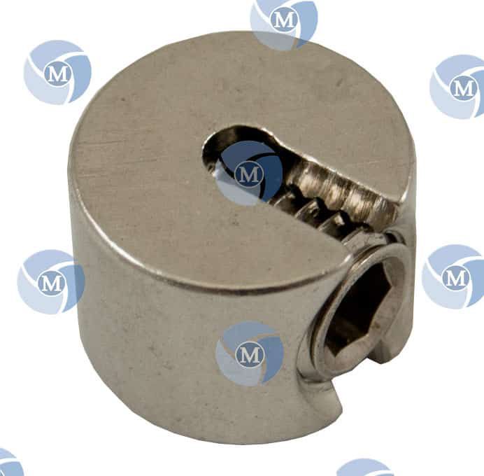 Bague D'arrêt Pour Câble 2 Parties (2 Vis) - V4A, 2,58