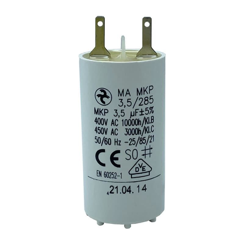 Condensateur 3,5 UF Pour Moteur Volet Roulant Bubendorff - Compatible Connecteur JST - Réparation Pro - 450V Fond Plat