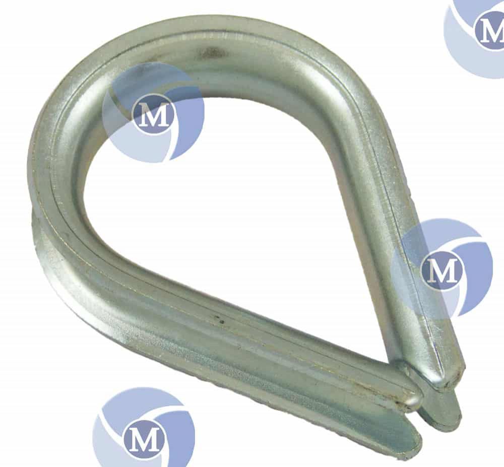 Cosse coeur Grande Ouverture Renforc e 24mm Acier Cosse coeur Grande Ouverture Renforc e 24mm Acier
