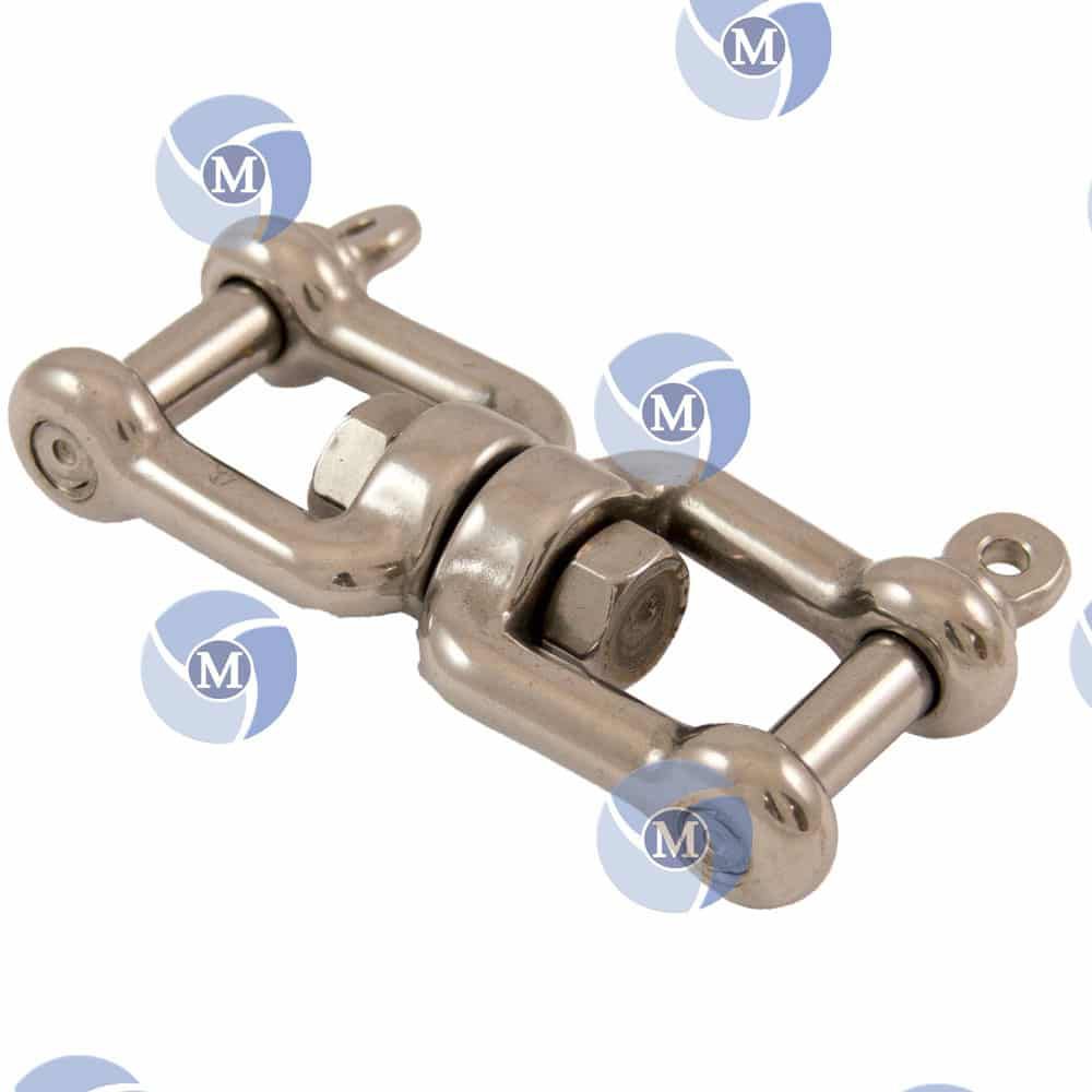 EMERILLON AVEC DEUX MANILLES - INOX A4 (Modelo : 431986