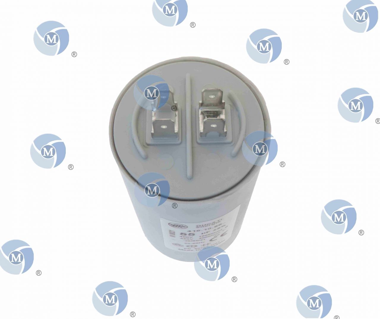Condensateur permanent 55 µF à cosses pour moteur électrique ou pompe — free download