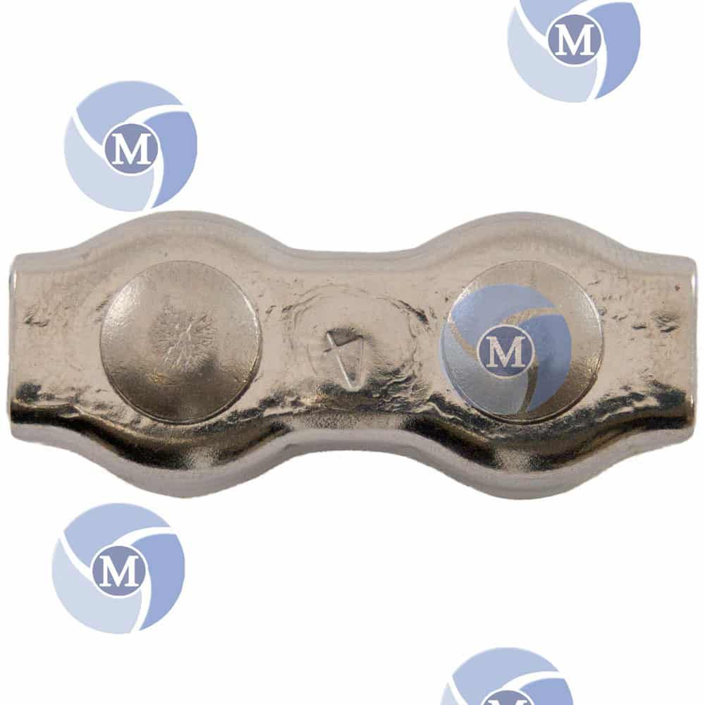 Serre-Câble Acier Inoxydable Idota - Lot De 20 - Pour Câbles Ø 3mm - Fixation Solide