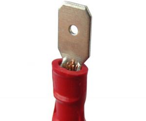1 adapteur : Mâle 4.7mm x Femelle 6.3mm (ex : pour condensateur de volet roulant) - petite cosse