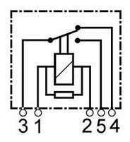 Micro relais 12V compatible pour MERCEDES BENZ 45452905 - Micro relais 12V CAO160919