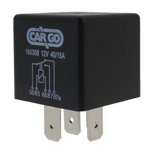 Mini relais 12V deux contacts compatible pour BOSCH 0332204113 - Relais 12 v 160308