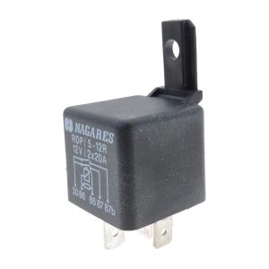 Mini relais 12V avec résistance Mahle pour   - Relais double contact 12V Nagares rdp512r - 160933