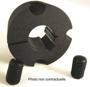 Moyeu conique 1210 pour poulie à gorge alésage 20 mm