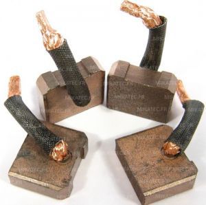 Balais de charbon compatible pour démarreur DENSO 1280003082