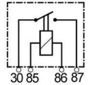 Mini relais 12V compatible pour BOSCH 0332014453 - Relais 12 v