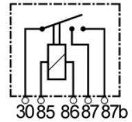 Mini relais 12V compatible pour BOSCH 0332015001 - Relais 12 v