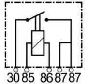 Mini relais 12V compatible pour ALFA ROMEO 4339371 - Relais 12 v