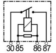 Mini relais 12V compatible pour DURITE - HCUK 072771 - Relais 12 v