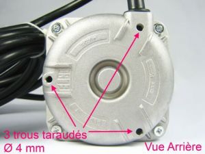 Moteur de  condenseur  ELCO - livré sans hélice - Vue arrière