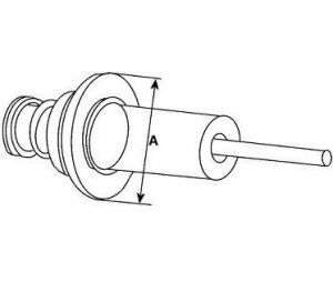 Plongeur compatible pour démarreur TOYOTA 2810016150 - Plongeur