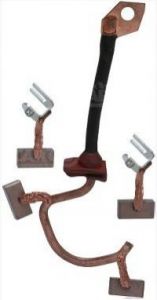 Balais de charbon compatible pour démarreur WOOD AUTO SBR5938