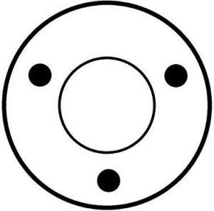 Solénoide compatible pour démarreur BOSCH 0001125010 - Schéma