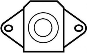 Solénoide compatible pour démarreur MERCURY MARINE 8996158 - Schéma