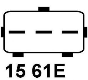 Régulateur compatible pour alternateur VALEO 593333 - Connecteur
