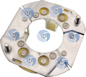 Couronne porte balais compatible pour démarreur VALEO D9R91 - Couronne porte-balais