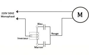 Condensateurs permanent à double capacité 1 µf / 3 µf - Schéma