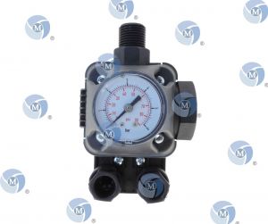 Pressostat EAU Bipolaire avec Manomètre intégré - PM5/2W - Pressostat EAU Tripolaire sans prise Manométrique
