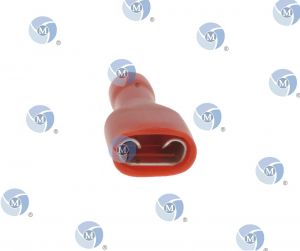Cosse femelle rouge - 6,3 mm isolé - Cosse femelle rouge - 6,3 mm isolé