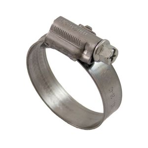 Collier à vis ASFA bande pleine 12,2mm réglable de 100-120mm (Acier W2)