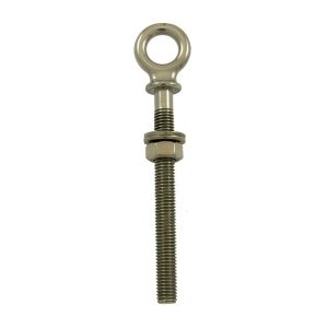 Piton-boulon à oeil M6 Longueur 80mm (Inox)
