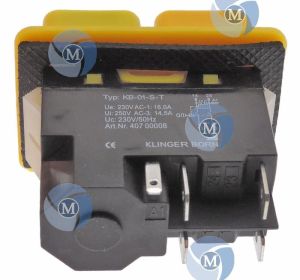 Bouton interrupteur machine avec sécurité manque de tension - Bouton interrupteur machine avec sécurité manque de tension