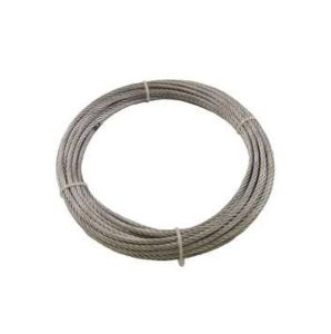 Rouleau 15m de câble aviation 7x7 galvanisé à chaud Ø 3mm (Acier) - Câble d'aviation galvanisé de 15m diamètre 3mm