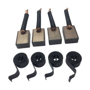 Balais de charbon compatible pour démarreur ISKRA 11130630 - jeu de balais + ressort 140981 ISKRA