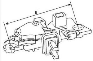 Régulateur compatible pour alternateur BOSCH 0120600565 - CAO235772