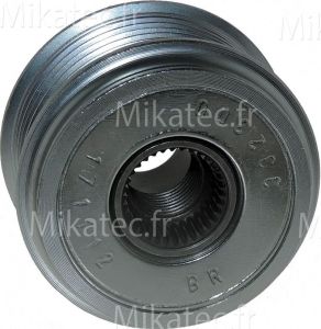 Poulie d'alternateur compatible pour alternateur VALEO 2541976D