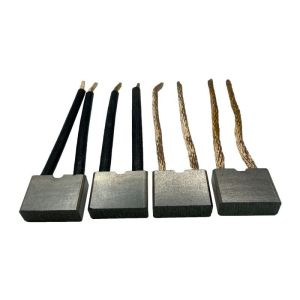 Balais de charbon compatible pour démarreur VALEO D11E176 - Jeu de 4 balais de charbon pour démarreur VALEO D11E118