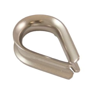 Cosse-coeur légère Ø 6mm (Inox) - Cosse-coeur légère INOX pour diamètre de câble de 6 mm