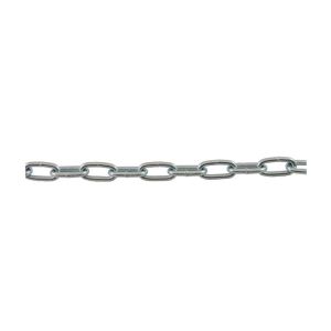 Bobine 25m de chaîne droite à maillon court Ø 2,5mm (Acier zingué)