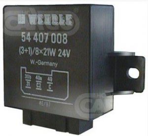 Centrale clignotante Wehrle pour BOSCH 0335215150 - Centrale clignotante LED 24V Wehrle 54407008