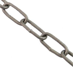 Carton 25m de chaîne droite à maillon long galvanisée à chaud Ø 4,5mm (Acier)