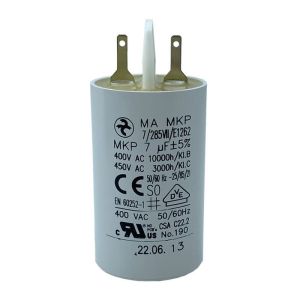 Condensateur Meco 7uf Cosse 2.8mm