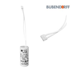 Condensateur permanent 6 µF pour moteur de volet Bubendorff