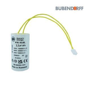 Condensateur permanent 3,5 µF pour moteur de volet Bubendorff