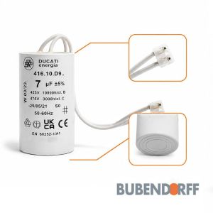 Condensateur permanent 7 µF pour moteur de volet Bubendorff