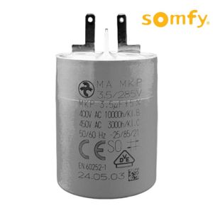 Condensateur permanent 3,5 µF pour moteur volet roulant SOMFY