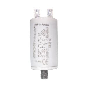 Condensateur permanent 4,5 µF à cosses pour moteur électrique ou pompe