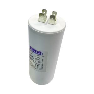Condensateur permanent 75 µF à cosses pour moteur électrique ou pompe - Condensateur permanent 75 µF