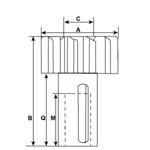 Lanceur compatible pour démarreur AVF ( DELCO - H/MOGURT ) 001702 - vue 2