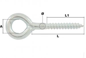 Anneau d'échafaudage mâle Longueur 190mm (Acier) - Côtes et dimensions
