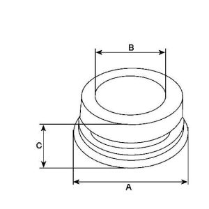 Cache roulement compatible pour alternateur VALEO 2542678A - vue 2