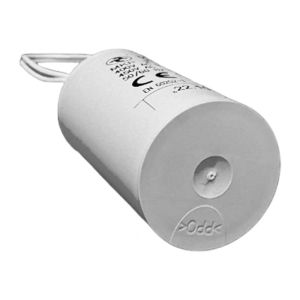 Condensateur permanent 25 µF à câble pour moteur électrique ou pompe - condensateur cable 25uf vue dessus